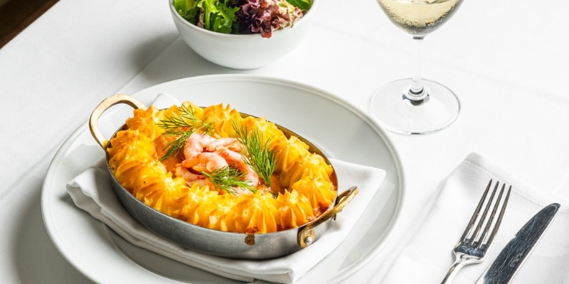 Fiskgratäng på Sturehof